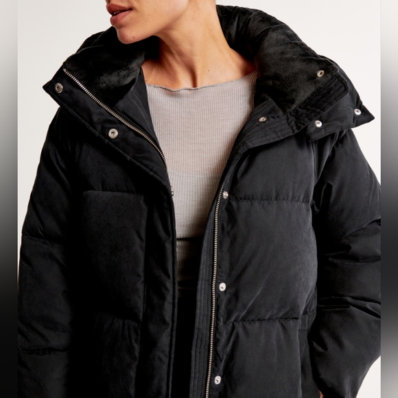 ABERCROMBIE & FITCH: Ultra Midi Puffer Coat - Picture 6 of 8